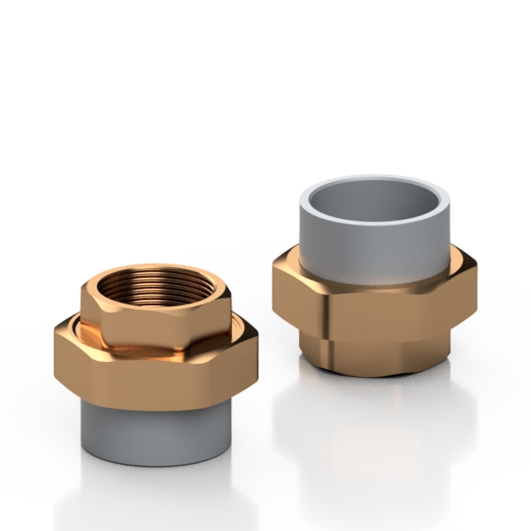 ABS/BRASS adaptor union - EFFAST - 100% Made in Italy
