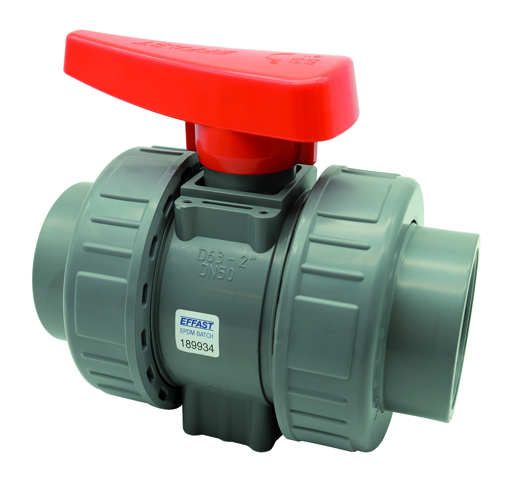 ABS double union ball valve BK1 - EFFAST - 100% Made in Italy
