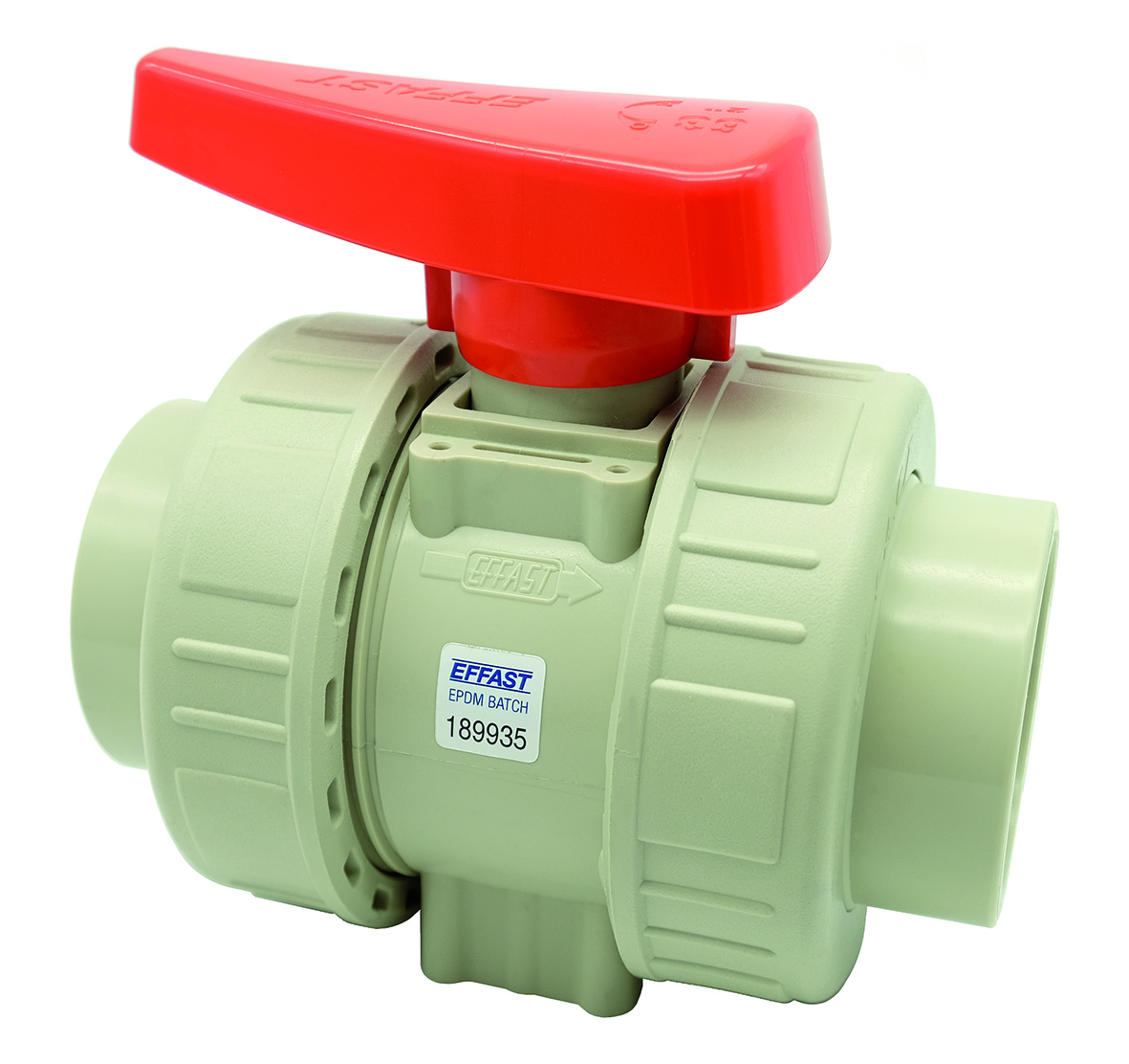 PP-H double union ball valve BK1 - EFFAST - 100% Made in Italy