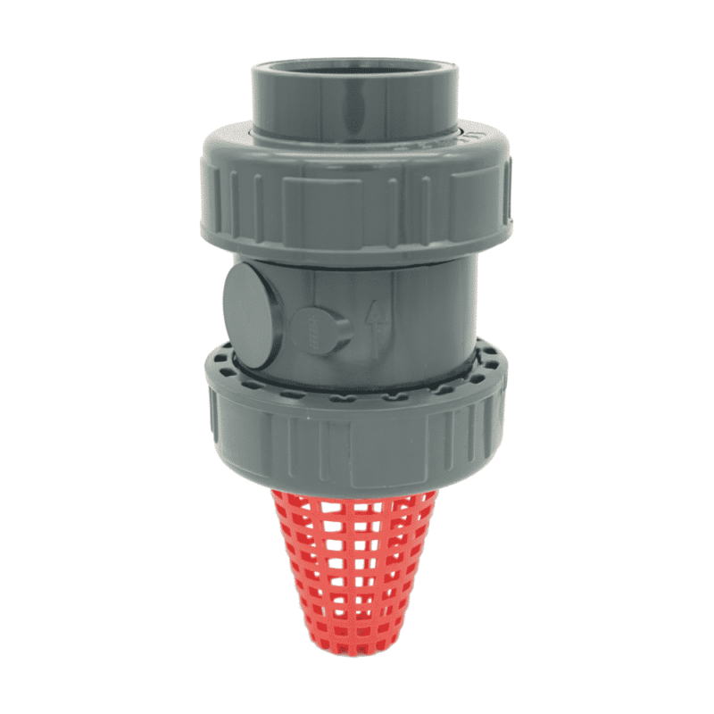 PVC-U foot valve HV with strainer - EFFAST - 100% Made in Italy