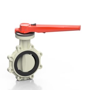 PP-H PROFLOW® T butterfly valve - EFFAST - 100% Made in Italy