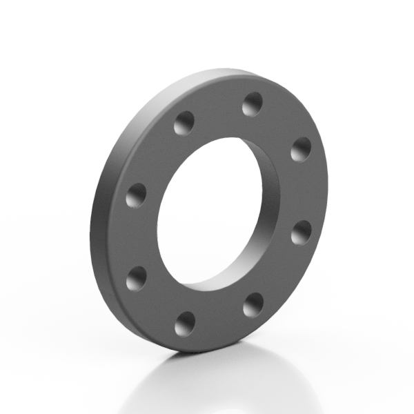 PP backing ring reinforced BLACK with steel insert - EFFAST - 100% Made in Italy