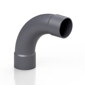 PVC-U curva 90° fabbricata da tubo - EFFAST - 100% Made in Italy