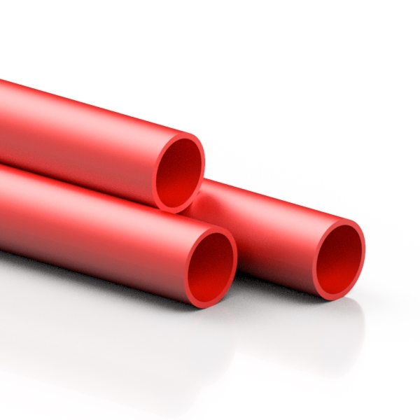 RED ABS pipe