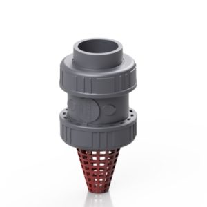 PVC-U foot valve HV with strainer - EFFAST - 100% Made in Italy