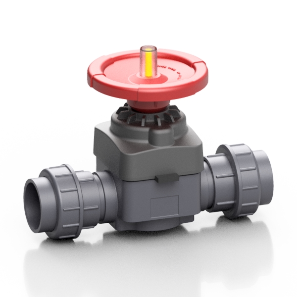 Effast-Diaphragm valves PVC-u-metric union