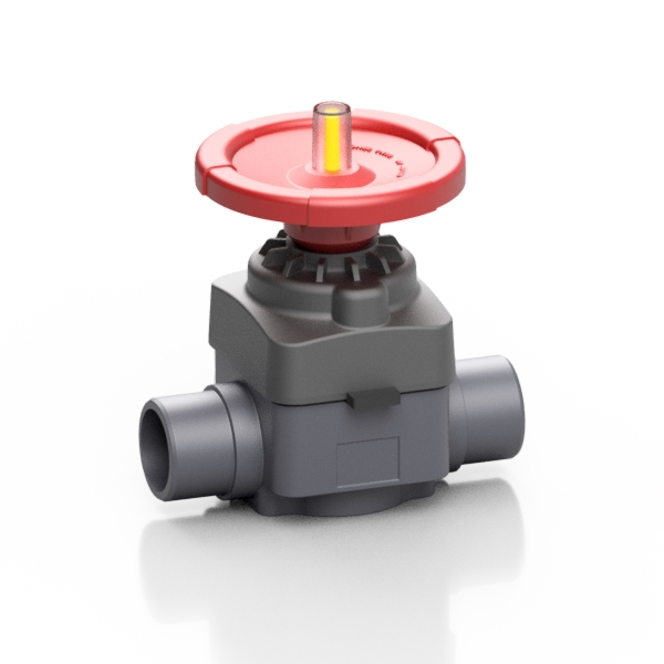 Effast-Diaphragm valves PVC-u-metric spigots