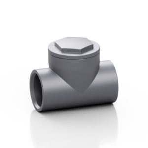 PVC-U tee wafer check valve - EFFAST - 100% Made in Italy