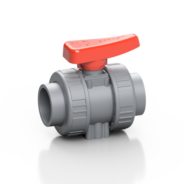 ABS double union ball valve BK1 - EFFAST - 100% Made in Italy