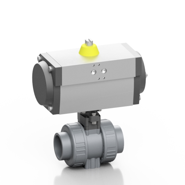 ABS ball valve pneumatically actuated - EFFAST - 100% Made in Italy