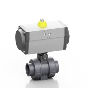 PVC-U pneumatic BK1 ball valve - EFFAST - 100% Made in Italy