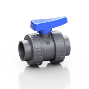 PVC-U double union ball valve BV - EFFAST - 100% Made in Italy