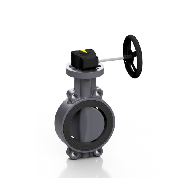 PVC-U PROFLOW® H butterfly valve - EFFAST - 100% Made in Italy