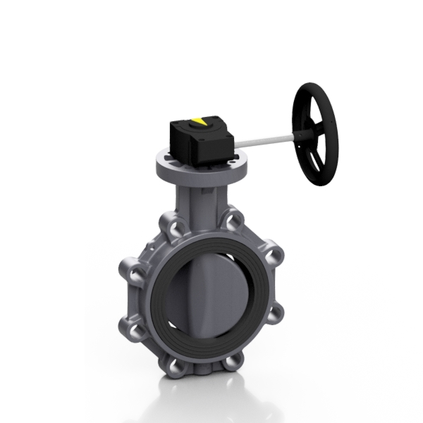 PVC-U PROFLOW® P butterfly valve - EFFAST - 100% Made in Italy