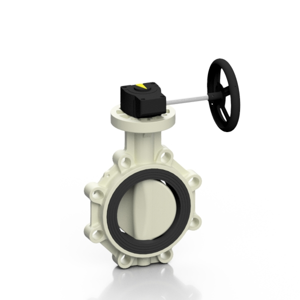 PP-H PROFLOW® T butterfly valve